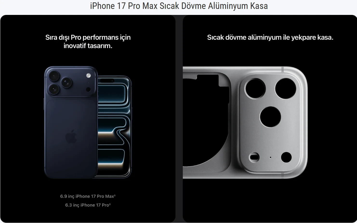 Apple iPhone 17 Pro Max 512GB Kozmik Turuncu - Apple Türkiye