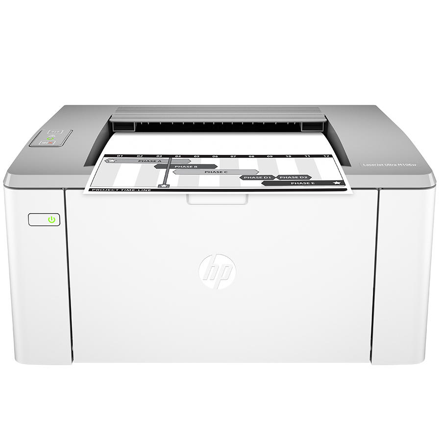 Hp laserjet ultra m106w мигает треугольник и не печатает