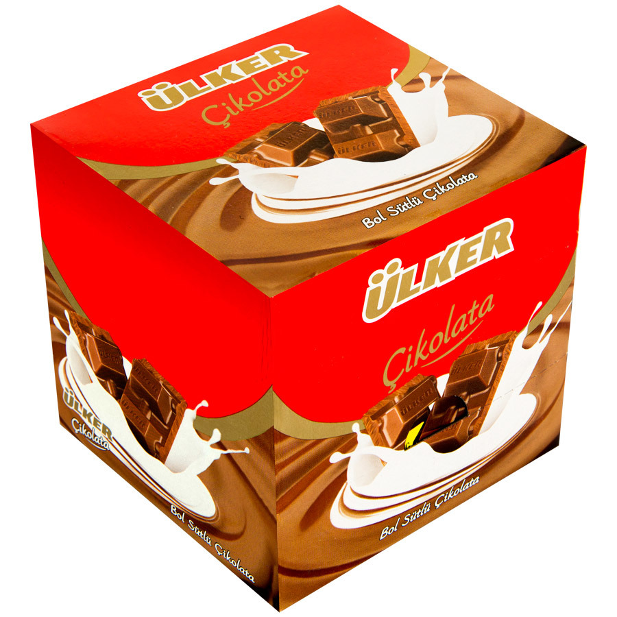 Ülker Sütlü Kare Çikolata 70 gr 6'lı Paket