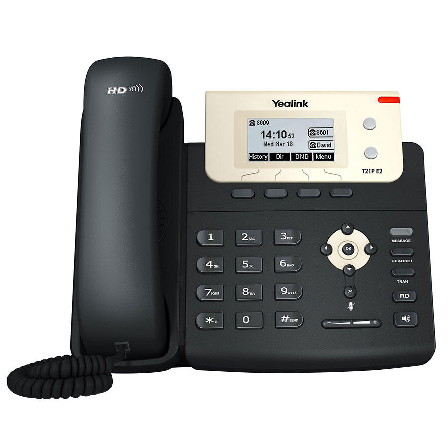 Yealink T21P E2 PoE Destekli Kablolu IP Telefon | Avansas