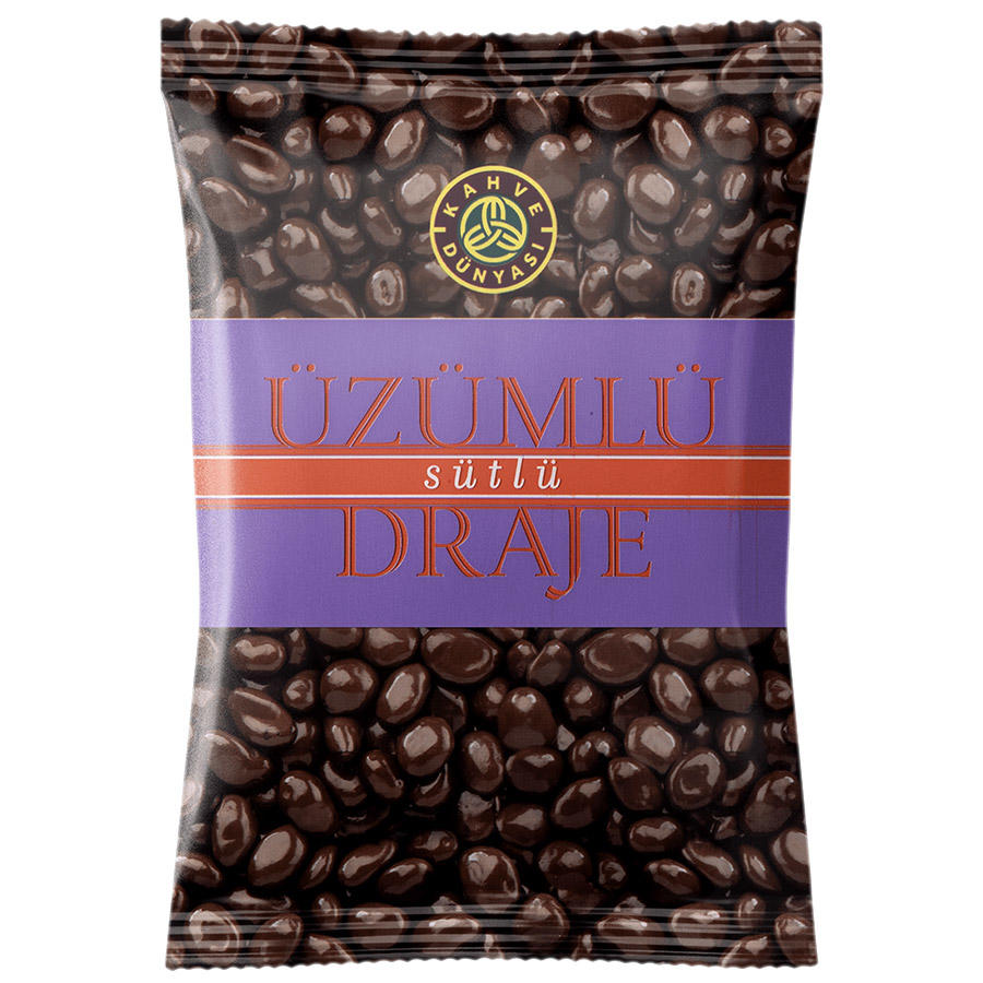Kahve Dünyası Üzümlü Draje Sütlü Çikolatalı 200 gr