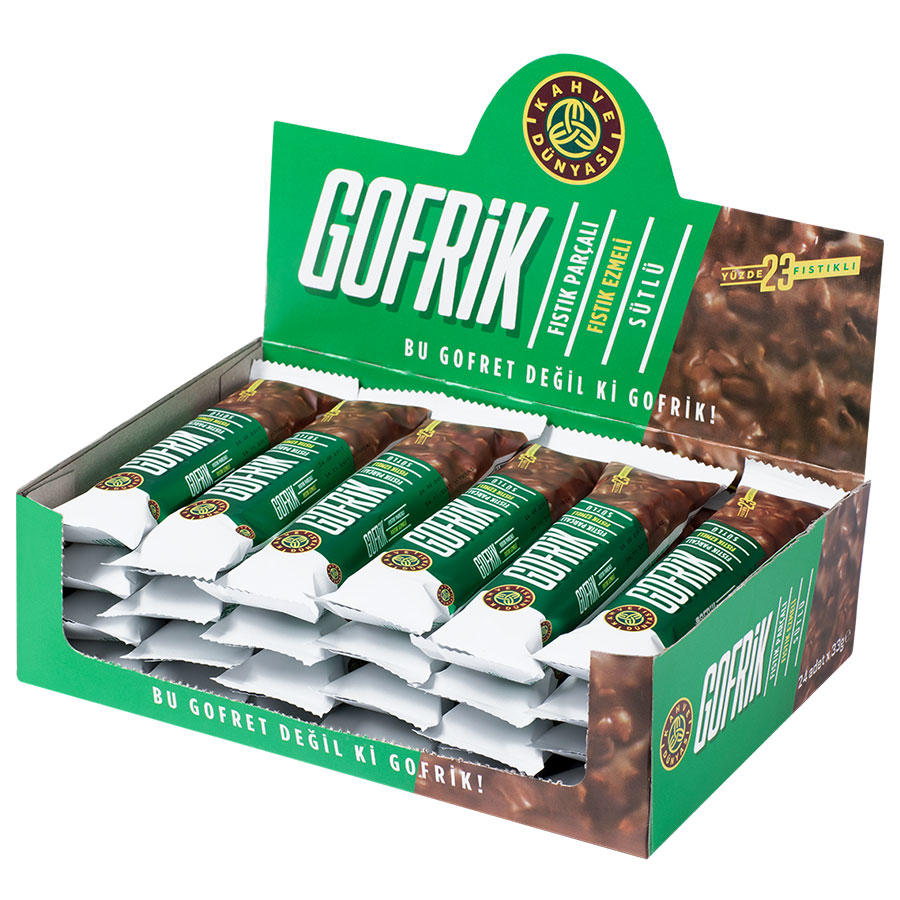 Kahve Dünyası Gofrik Sütlü 33 gr 24’lü Kutu