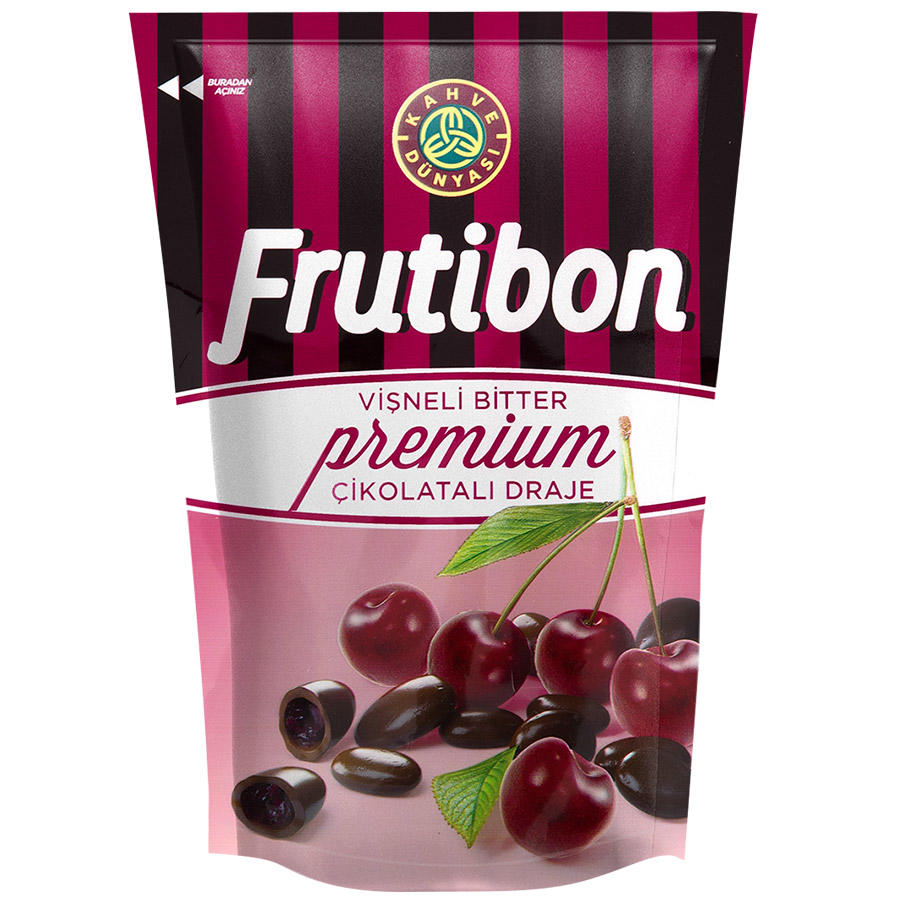 Kahve Dünyası Frutibon Vişneli Bitter Çikolatalı Draje 150 gr