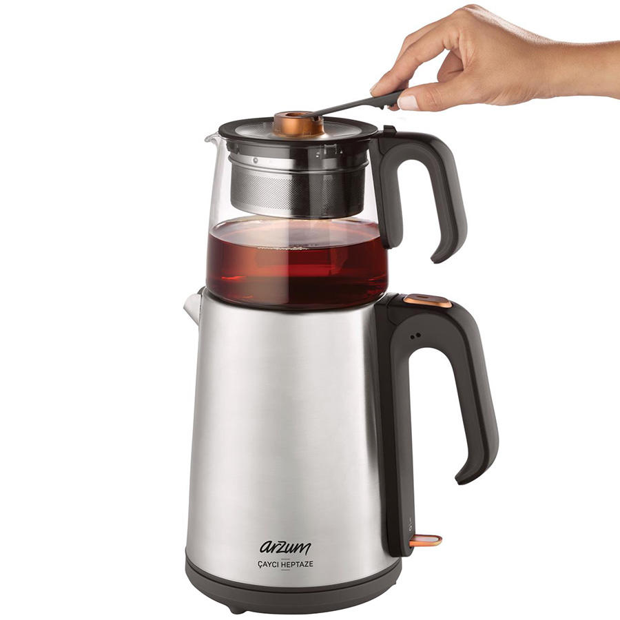 Arzum AR3024 Inox Çaycı Heptaze Elektrikli Çay Makinesi Avansas