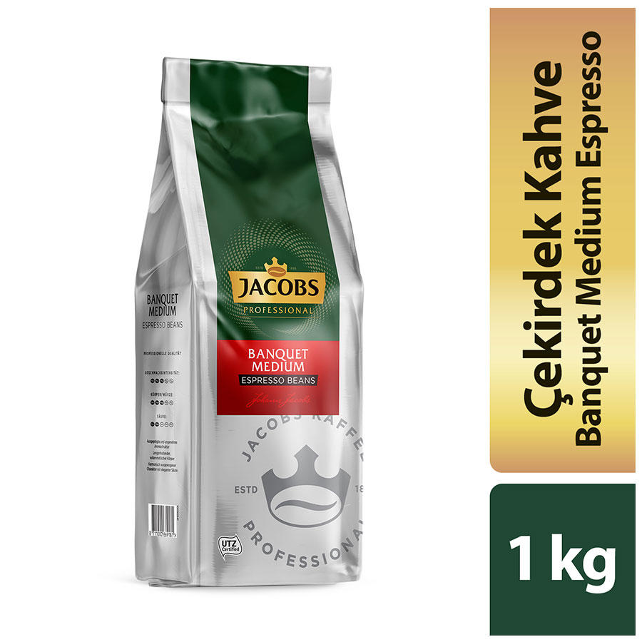 Jacobs Banquet Medium Çekirdek Kahve 1000 gr Avansas