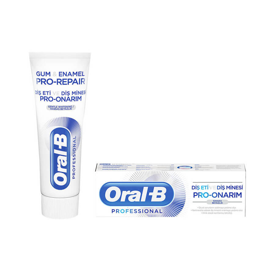 OralB Diş Eti ve Diş Minesi ProOnarım Hassas Beyazlık Diş Macunu 75