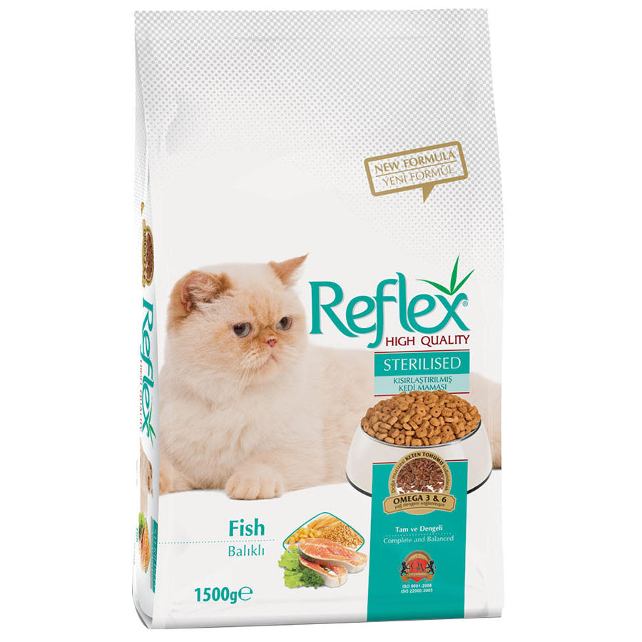 Reflex Balıklı Kısırlaştırılmış Kedi Maması 1.5 kg Avansas